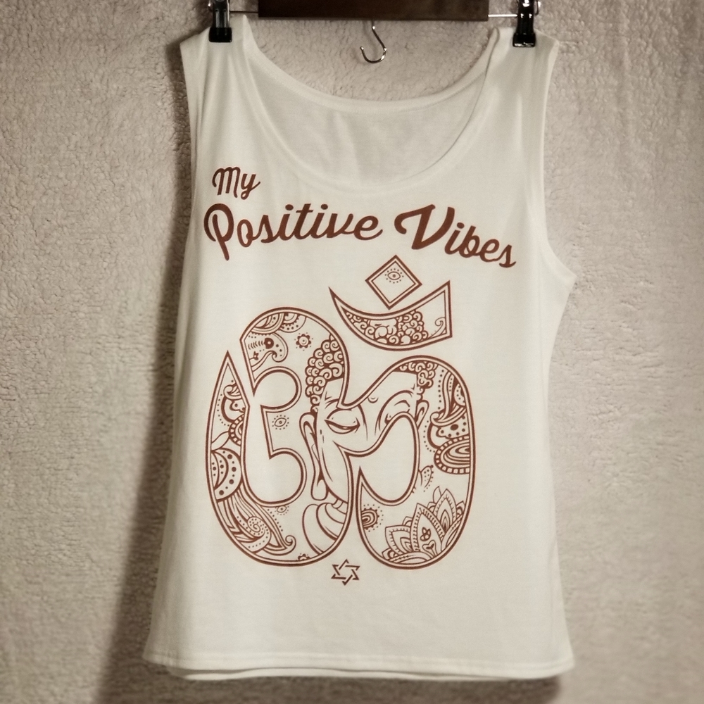 "My Positive Vibes" Tank Top for Ladies